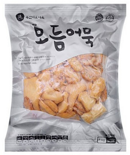 해솔 부산 미도 모듬어묵 1kg, 10개