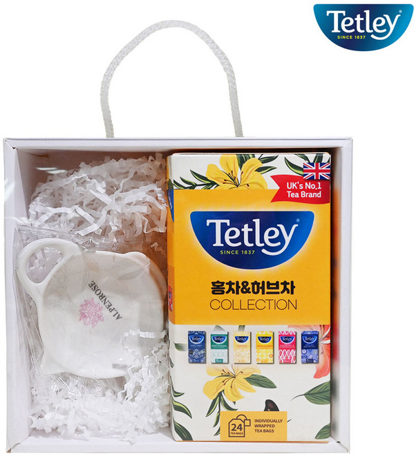 테틀리 컬렉션 총24티백+티백 트레이 선물세트, 2g