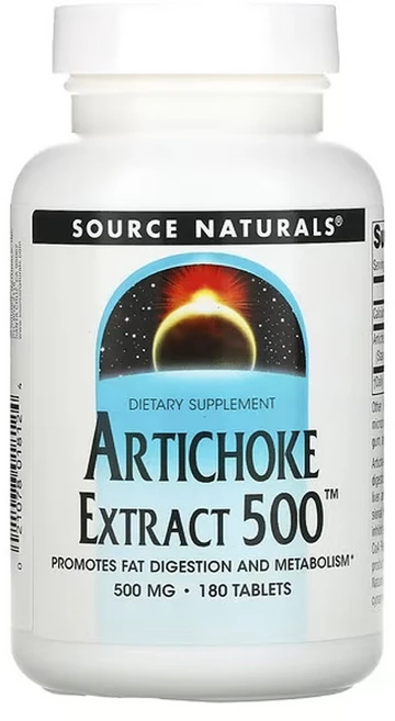 아티초크 소스내추럴스 500mg 시나린 180정, 1팩 - 쿠팡