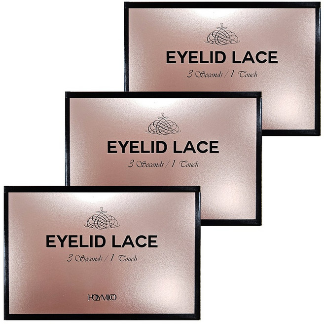 홀리미코 아이리드 레이스 쌍꺼풀 테이프 6mm x 36p + 4mm x 24p 세트, 3세트