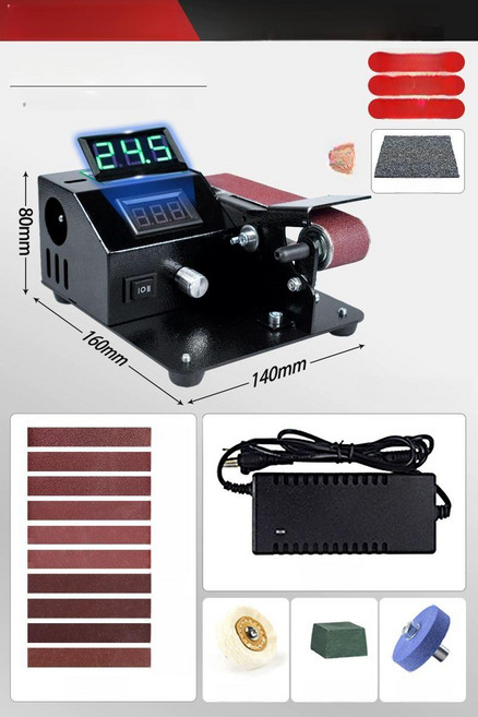 pick 전동칼갈이 연마기 가정용 칼가는기계 업소용, 1개, 350W 무단 속도 조절 디지털 표시 C