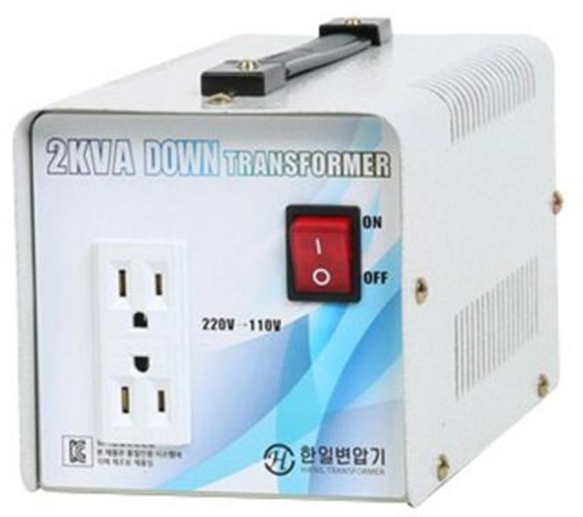 한일 2kva 강압기 다운변압기 소형 가정용 220v-110v, 1개