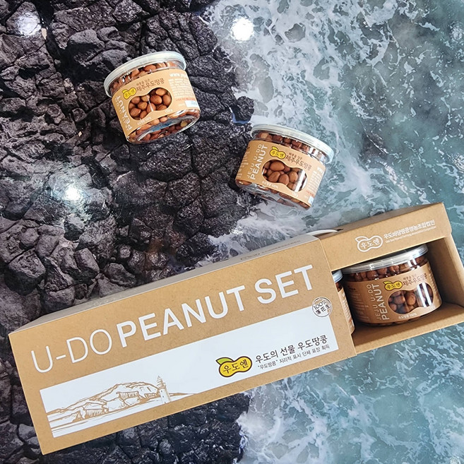 25년햇땅콩 우도볶음땅콩, 3개, 150g