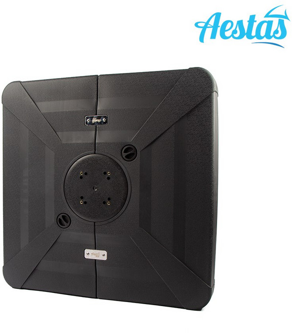 아이스타스 대형 파라솔 사각 3M 알루미늄 더블탑 폴딩 야외 캠핑 비치 카페 테라스 옥상, 받침대 BDO-130