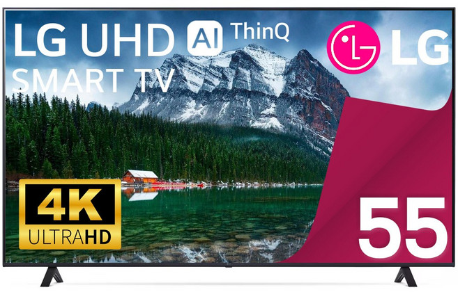 LG 55인치(140cm) 스마트 4K UHD TV 55UQ7050 국내 OTT 이용 가능, 고객직접설치, 스탠드형, 55형