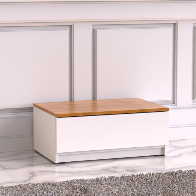 [더나무] 카르멘 서랍장, 화이트, 1개