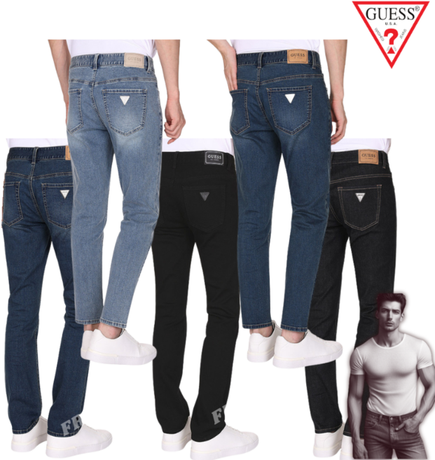 24 SS Guess Men's Jean 게스 남자 청바지 테이퍼드 슬림핏