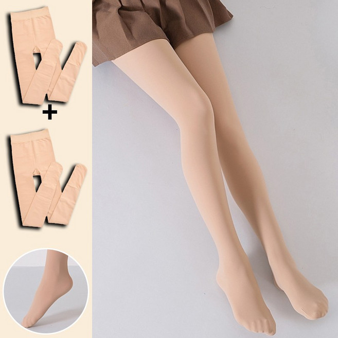올라이프지 얇은 노기모 착시 스타킹 레깅스 팬티스타킹 2P