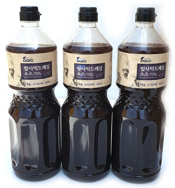 바로 발사믹 드레싱 소스, 3개, 2kg