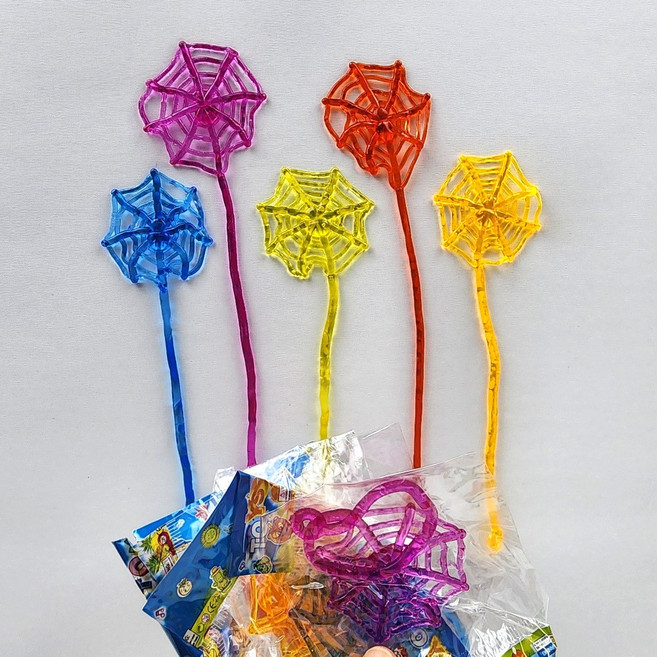 [무료배송/당일배송] 칼라 거미줄 말랑이 스파이더맨 찐득이 끈끈이 [엘리빅마켓], 10개, 30g, 랜덤