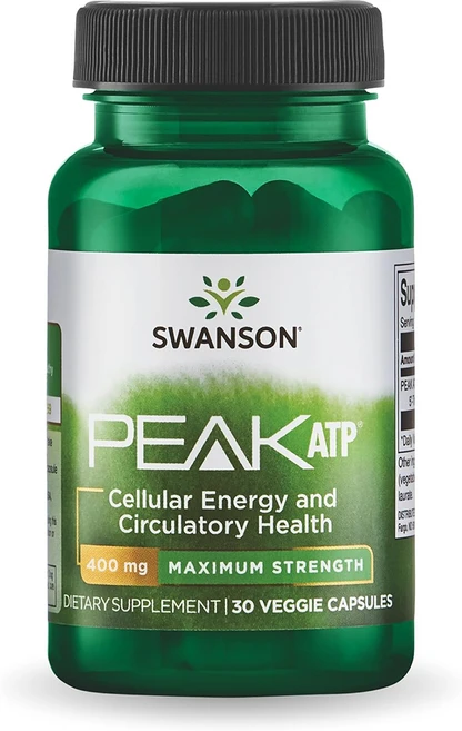 스완슨 Peak ATP 멕시멈 스트렝스 400mg 30 베지캡슐, 1개, 30회분 - 쿠팡