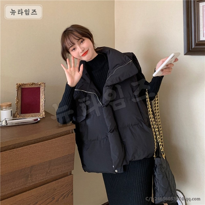 여성용 겨울 면 베스트 24호 패딩 조끼 YD 뉴타임즈 E250C269