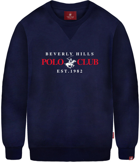 비버리힐즈폴로클럽 오노르 컬러 기모 맨투맨 티셔츠 TPM-920