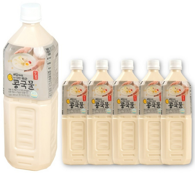 참살이 더 진한 국산 콩국물, 6개, 1L