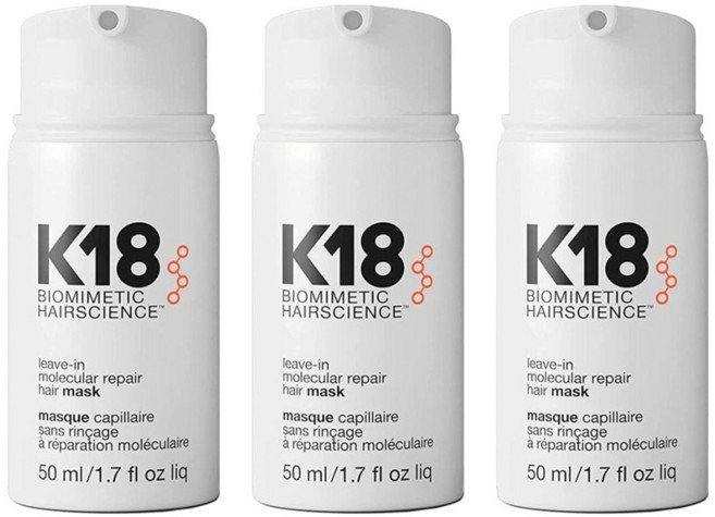 K18 리브인 몰레큘러 리페어 헤어 마스크 50ml x3, 3개