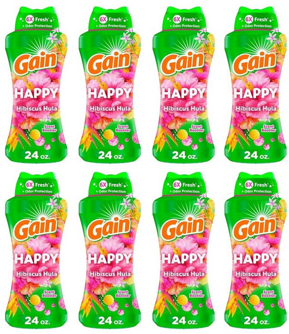 게인 인워시 센트 부스터 비즈 해피 히비스커스 훌라 680g, 8개