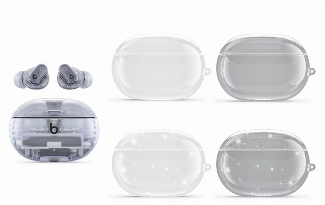 비츠 스튜디오 버즈 플러스 케이스 + 클리어 투명케이스 beats studio buds plus case, 클리어투명, 1개