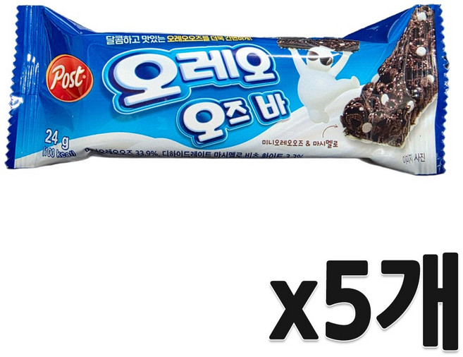 동서 포스트 오레오 오즈바 24g, 5개