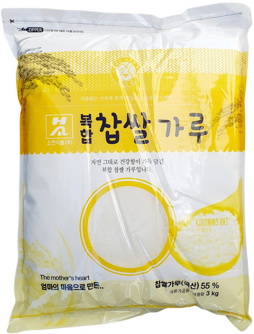 소연식품 찹쌀가루 복합, 3kg, 1개