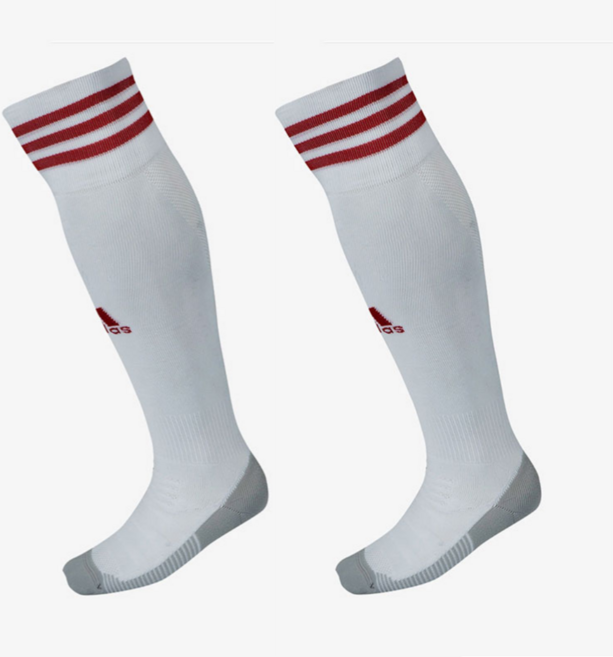 아디다스 축구 양말 아디삭스18, 2개, 화이트 레드