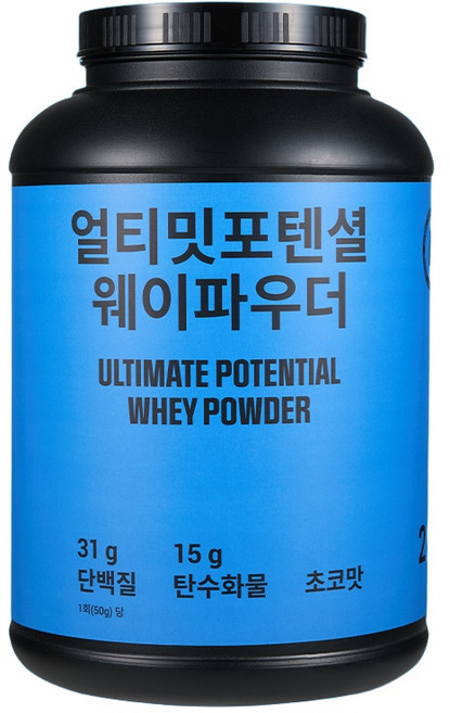 얼티밋포텐셜 웨이파우더 WPI 카제인 단백질 쉐이크 초코맛 2KG, 1개