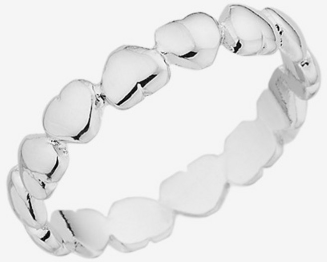 골드앤디어 포에버 볼륨 하트 반지