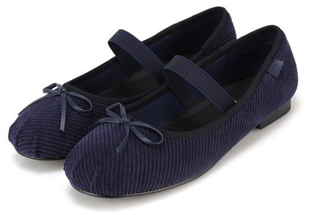 BABARA 브랜드관 본사운영 바바라 리본 장식 코드로이 여성 플랫 1cm_BBH531 302369