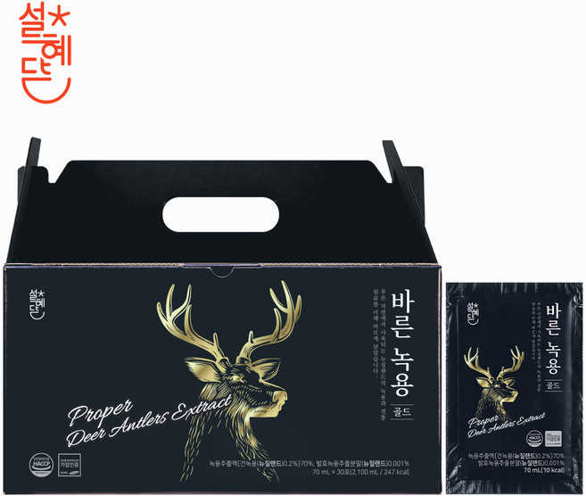 설혜담 바른 녹용 골드 30p, 2.1L, 1개