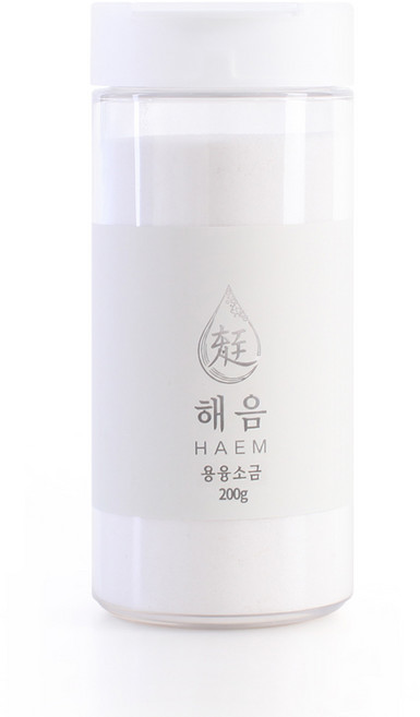 프리미엄 용융소금 해음 200g 미네랄 알카리 소금 비금도 명품 천일염사용, 2개