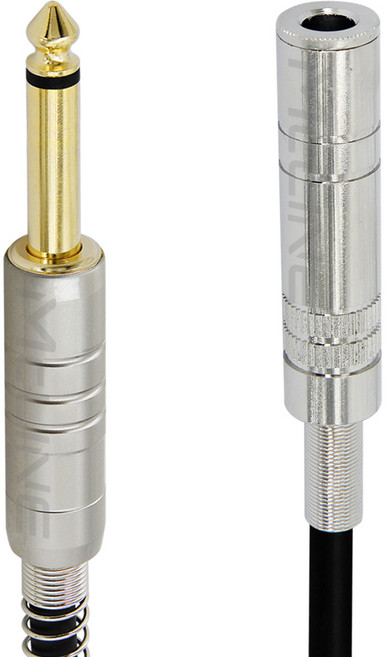 맥라인 모노 5.5 (6.35mm) 1/4 TS 언밸런스 오디오 스피커 음향 케이블 앰프 믹서 마이크 연장선 McLine MC-HA14