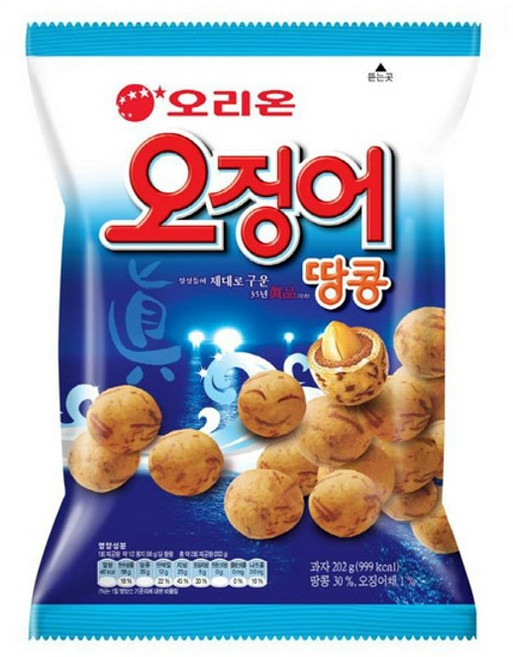 오리온 오징어 땅콩, 202g, 10개
