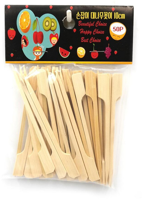 카멜 나무꽂이 손잡이꽂이 소형 10cm 50p, 1세트, 50개