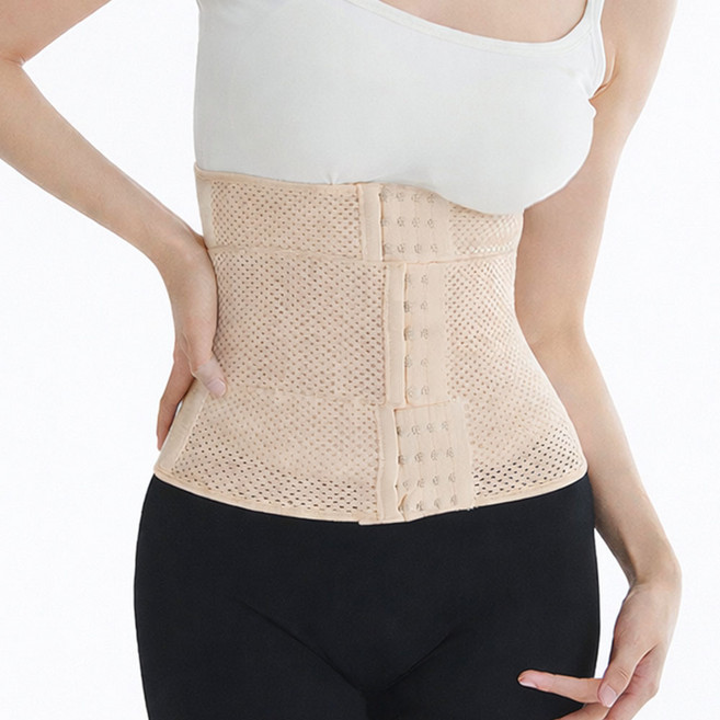 핑크앤다이아 듀얼 코르셋 허리밴드 뱃살보정 복대 흉곽코르셋 밴드 체형보정 허리코르셋
