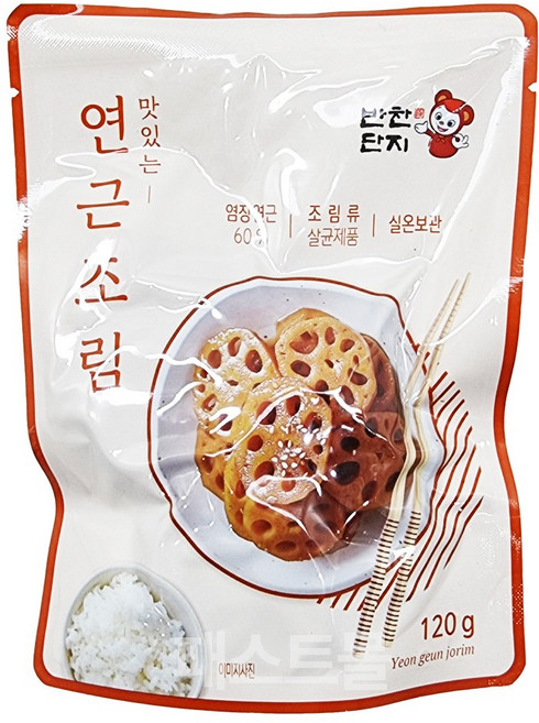 반찬단지 연근조림, 120g, 1개