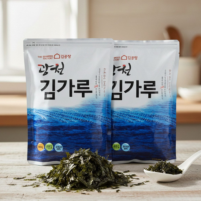 광천김공장 김가루 가루김 400g, 2개