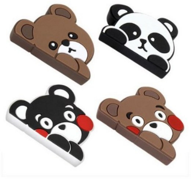 귀여운 캐릭터 문콕방지 자동차 도어가드 차문콕방지 차량도어가드 찍힘예방 가드콕, 1세트, 팬더 도어가드