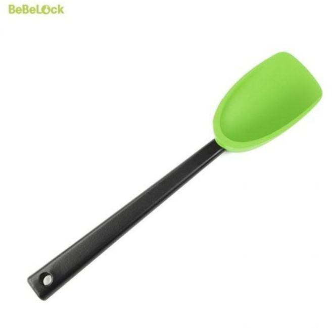 베베락 실리콘 조리 스푼 주걱 (그린), 1개