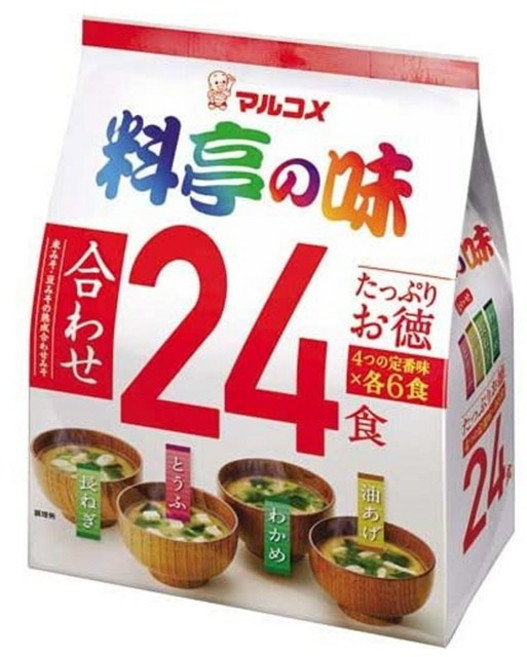 일본 즉석 된장국 미소시루 요정의 맛 24식, 1개, 520g