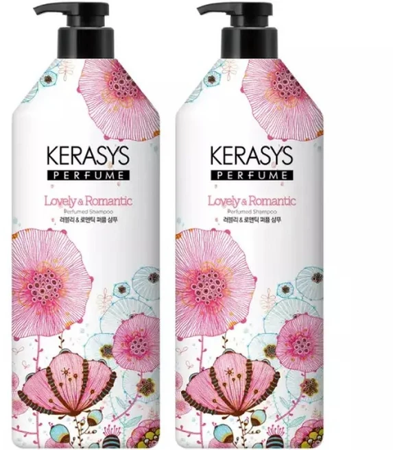 케라시스 러블리 앤 로맨틱 퍼퓸 샴푸 2입, 980ml, 2개 - 쿠팡
