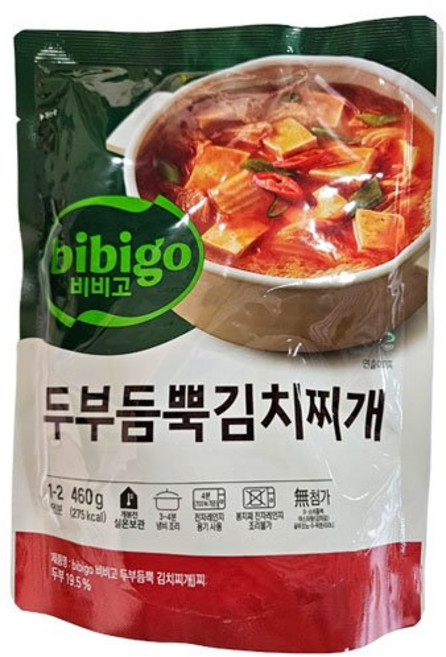 CJ제일제당 (무)비비고 두부듬뿍김치찌개460g