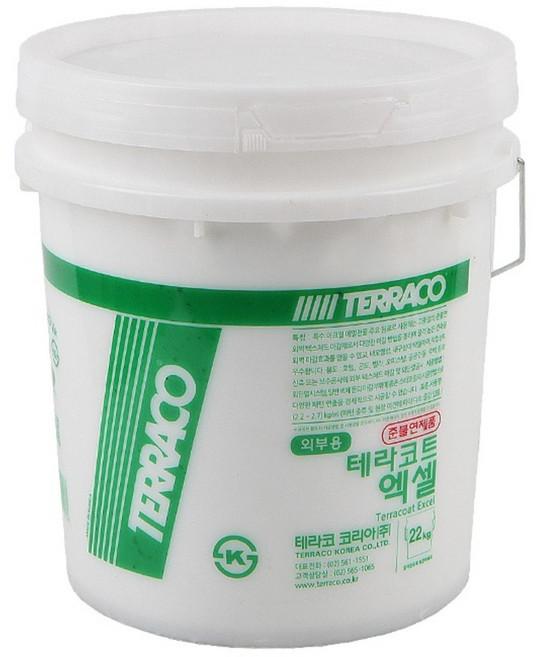 테라코 드라이비트 엑셀 건물 외부 외벽마감재용 22kg, TK-550 흑색, 1개