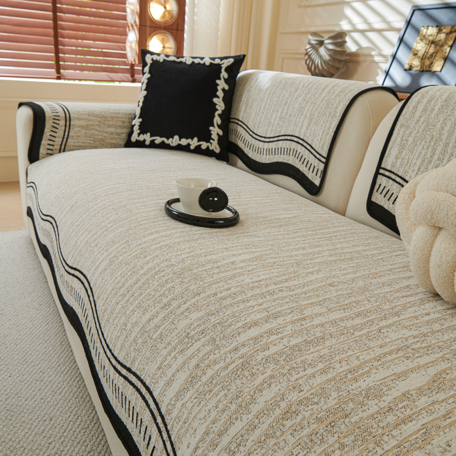 Olivet 누빔 셰니얼 쇼파패드 부드러운 논슬립 사계절 공용