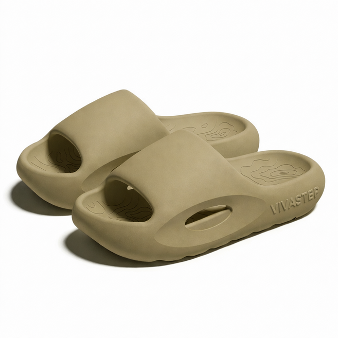 비바스텝 발편한 아치 쿠션 슬리퍼 키높이