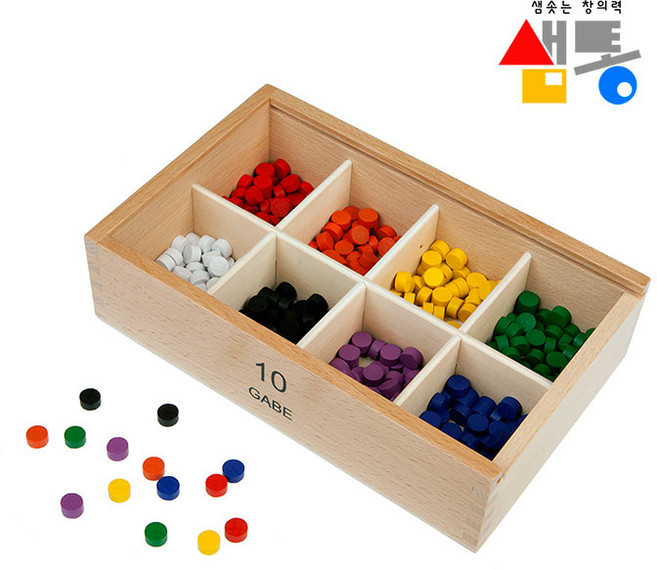 샘통 10가베 2.5cm형 가베 은물, 1개