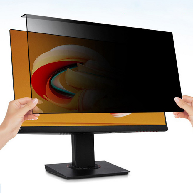 혜신 쉴드 정보보안 거치형 모니터 필름 시력 보호 UV차단, 1개, 22인치[16:09](490X317mm)