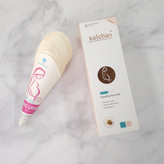 일회용 휴대용 소변 보조기 야외활동 임산부, 1개