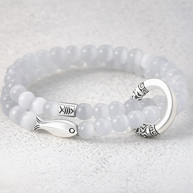 피에스컴퍼니 행운 물고기 팔찌