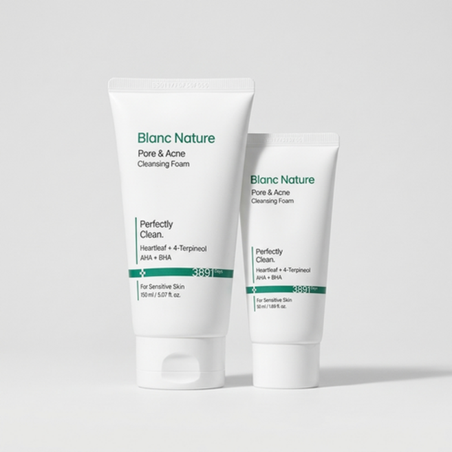 블랑네이처 아크네 클렌징 폼_기획(150ml + 50ml), 1개, 200ml