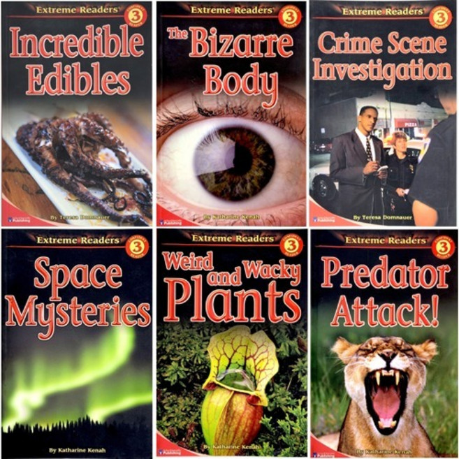 Extreme Readers 영어원서 초등 과학 미스터리 생물 우주 AR 3점대 4점대 (6종 택1), B