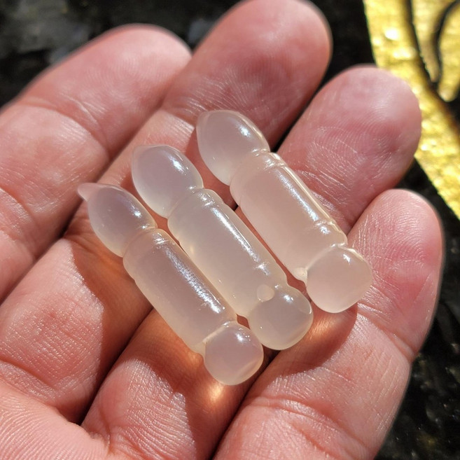 玉文昌筆 白玉髓招財筆 手工玉石擺件 助學業事業, 1個